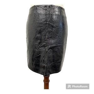 XLE the Label Faux Leather Mini Skirt
